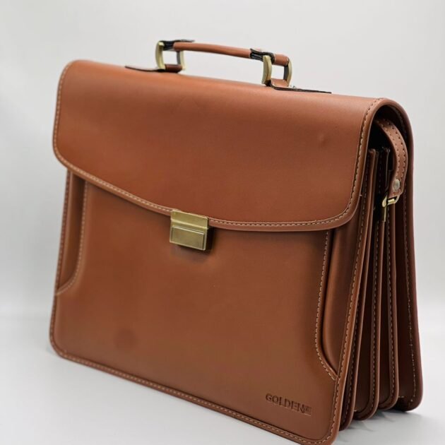 cartable simili cuir Golden